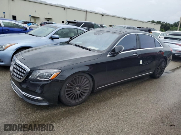 2020 Mercedes-Benz S S 560 with VIN WDDUG8GB8LA490596, listed as a Copart auction lot 73997774 with Not Provided miles and Non Repairable. Bid and sale history available at carsss.com. Image 1.