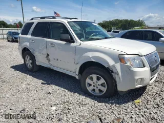 2010 Mercury Mariner with VIN 4M2CN8B78AKJ00919, listed as a Copart auction lot 64988364 with 0 mi miles and Salvage Title. Bid and sale history available at carsss.com. Image 4.