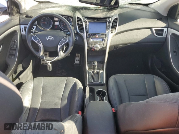 2014 Hyundai Elantra with VIN KMHD35LH7EU208444, listed as a Copart auction lot 75526234 with 60,530 mi miles and Salvage Title. Bid and sale history available at DreamBid. Image 8.