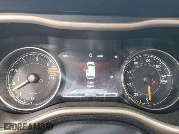2017 Jeep Cherokee Limited z VIN 1C4PJLDB9HW533708, wystawiony jako Copart lot #53790265 z przebiegiem 150 963 mil mil oraz Szkoda całkowita • Salvage title. Historia ofert i sprzedaży dostępna na DreamBid. Obrazek 9.