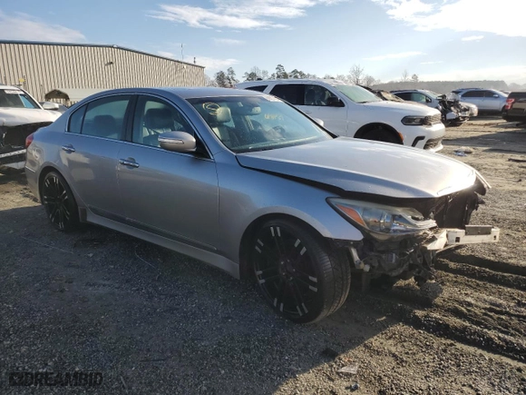 2012 Hyundai Genesis 5.0L with VIN KMHGC4DH8CU187056, listed as a Copart auction lot 86327684 with 154,890 mi miles and Salvage Title. Bid and sale history available at carsss.com. Image 4.