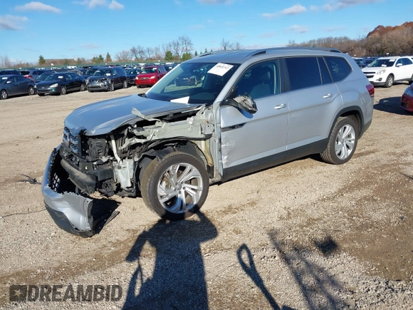 2018 Volkswagen Atlas SE with VIN 1V2DR2CA5JC533628, listed as a IAAI auction lot 40849747 with 109,838 mi miles and . Bid and sale history available at DreamBid. Image 18.