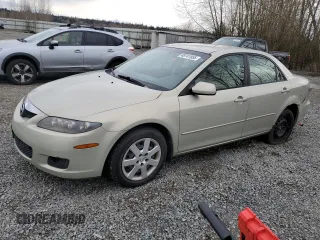 2006 Mazda 6 i with VIN 1YVFP80C265M31606, listed as a Copart auction lot 49741955 with 254,728 mi miles and Salvage Title. Bid and sale history available at carsss.com. Image 1.