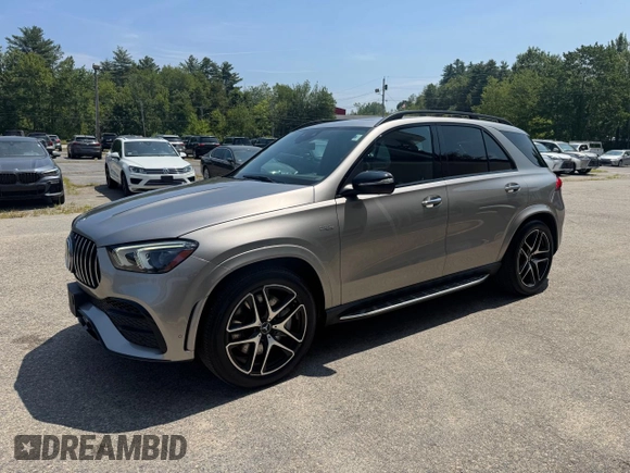 2021 Mercedes-Benz GLE 53 AMG with VIN 4JGFB6BB7MA287371, listed as a Copart auction lot 66754005 with 100,251 mi miles and Clean title. Bid and sale history available at DreamBid. Image 2.