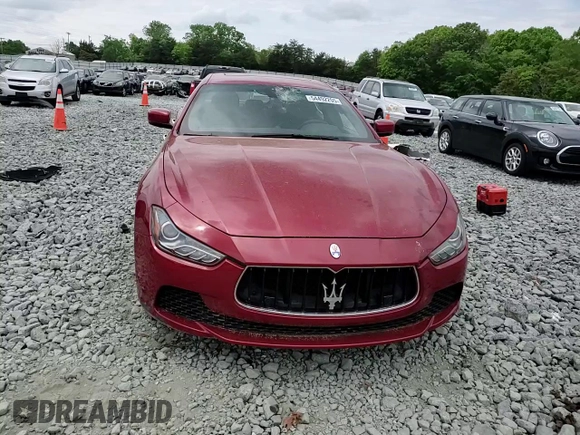 2014 Maserati Ghibli S Q4 with VIN ZAM57RTA7E1128937, listed as a Copart auction lot 54492205 with 79,897 mi miles and Salvage title. Bid and sale history available at DreamBid. Image 13.