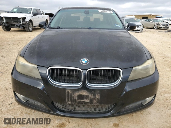 2009 BMW 3 Series 328i with VIN WBAPH77519NM29940, listed as a Copart auction lot 46677745 with 193,693 mi miles and Clean Title. Bid and sale history available at carsss.com. Image 5.