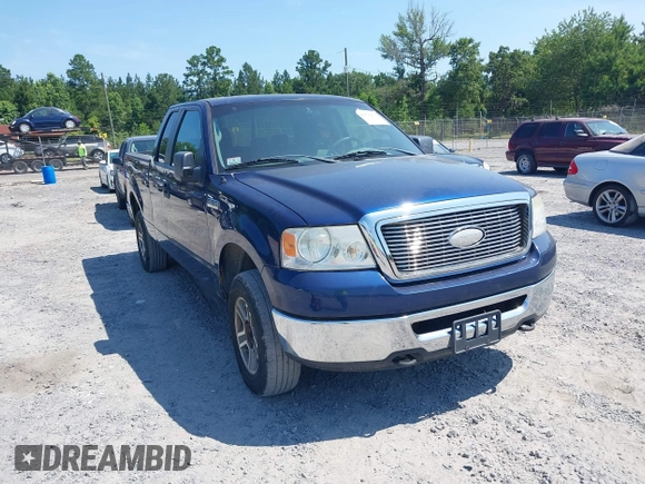 2007 Ford F-150 XLT with VIN 1FTPX14557NA43039, listed as a IAAI auction lot 42592557 with 133,301 mi miles and . Bid and sale history available at DreamBid. Image 1.