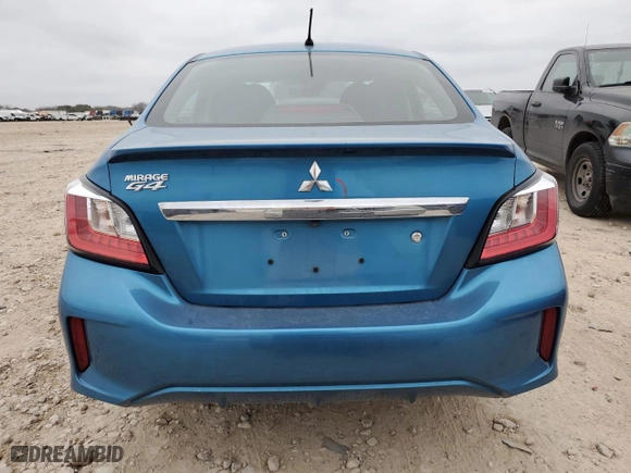 2023 Mitsubishi Mirage G4 ES with VIN ML32FUFJ7PHF00995, listed as a Copart auction lot 44051145 with 33,172 mi miles and Salvage Title. Bid and sale history available at carsss.com. Image 6.