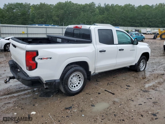 2023 Chevrolet Colorado 4WD Work Truck with VIN 1GCPTBEK5P1250771, listed as a Copart auction lot 66151624 with 14,258 mi miles and Salvage Title. Bid and sale history available at carsss.com. Image 3.