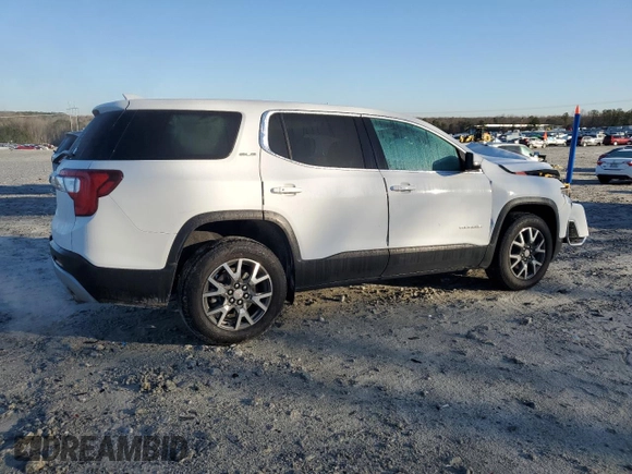 2021 GMC Acadia SLE with VIN 1GKKNKLA2MZ148828, listed as a Copart auction lot 48356075 with 63,191 mi miles and Salvage Title. Bid and sale history available at DreamBid. Image 3.