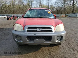 2005 Hyundai Santa Fe GLS with VIN KM8SC13D45U894066, listed as a Copart auction lot 53808385 with 122,880 mi miles and Salvage Title. Bid and sale history available at carsss.com. Image 5.