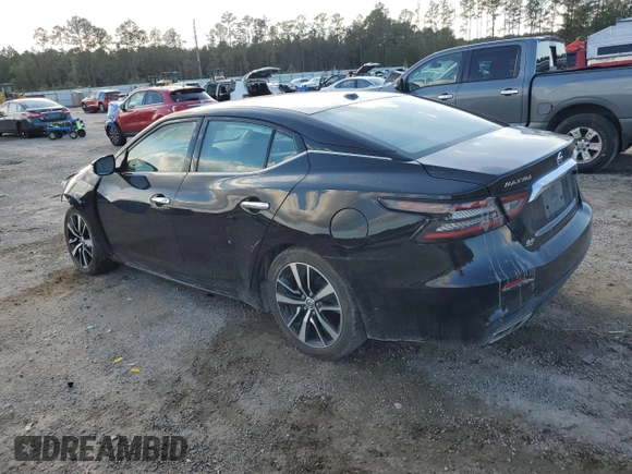 2021 Nissan Maxima SV with VIN 1N4AA6CV4MC507800, listed as a Copart auction lot 48749595 with 82,037 mi miles and Salvage Title. Bid and sale history available at DreamBid. Image 2.