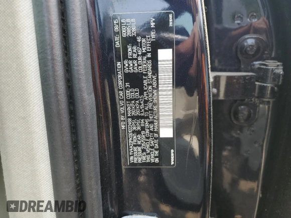 2016 Volvo XC90 z VIN YV4122PK0G1022468, wystawiony jako Copart lot #58910575 z przebiegiem 119 535 mil mil oraz Szkoda całkowita • Salvage title. Historia ofert i sprzedaży dostępna na DreamBid. Obrazek 13.