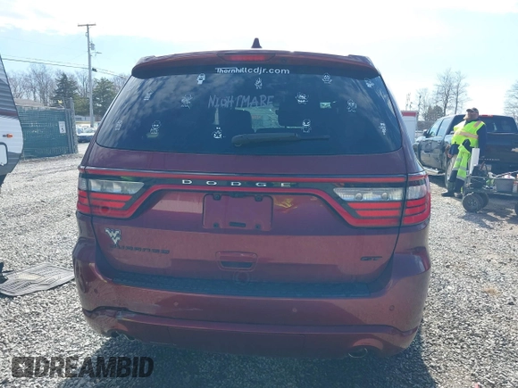 2019 Dodge Durango GT Plus with VIN 1C4RDHDGXKC743820, listed as a IAAI auction lot 41854081 with 101,122 mi miles and . Bid and sale history available at carsss.com. Image 16.
