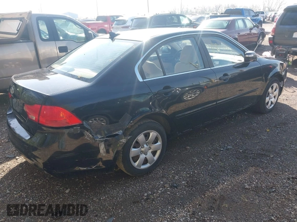 2010 Kia Optima LX with VIN KNAGG4A86A5391811, listed as a IAAI auction lot 41928441 with 152,385 mi miles. Bid and sale history available at carsss.com. Image 4.