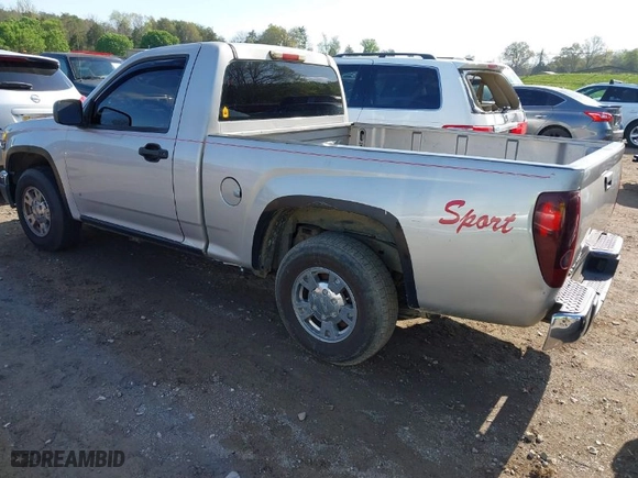 2007 Chevrolet Colorado Work Truck with VIN 1GCCS149878123398, listed as a IAAI auction lot 41991685 with 263,328 mi miles. Bid and sale history available at carsss.com. Image 3.