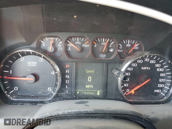 2017 Chevrolet Silverado 3500HD Work Truck with VIN 1GB4KYCY9HF198070, listed as a Copart auction lot 77012994 with 110,332 mi miles and Salvage Title. Bid and sale history available at carsss.com. Image 9.