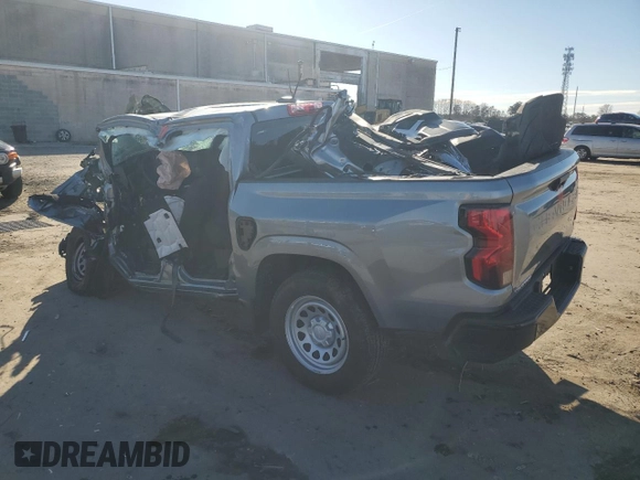 2024 Chevrolet Colorado 2WD Work Truck with VIN 1GCGSBEC4R1226623, listed as a Copart auction lot 46838815 with Not Provided miles and Non Repairable. Bid and sale history available at DreamBid. Image 2.