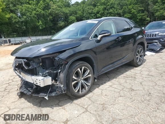2020 Lexus RX 350 with VIN 2T2HZMDA8LC216493, listed as a Copart auction lot 61396315 with 43,650 mi miles and Salvage title. Bid and sale history available at DreamBid. Image 1.