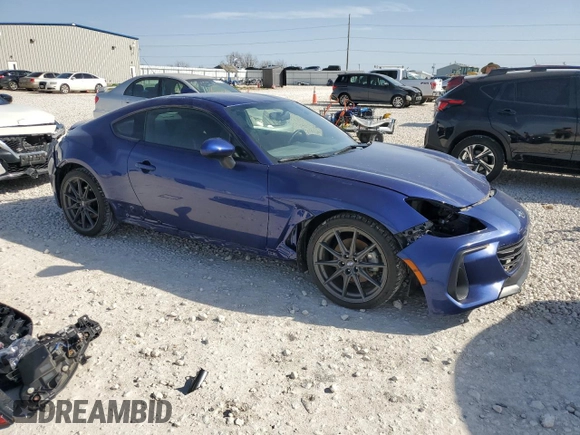 2022 Subaru BRZ Limited with VIN JF1ZDBE11N9700787, listed as a Copart auction lot 47658355 with 27,402 mi miles and Salvage title. Bid and sale history available at DreamBid. Image 4.