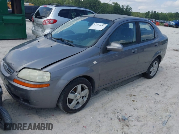 2006 Chevrolet Aveo LT with VIN KL1TG56676B537180, listed as a IAAI auction lot 42571644 with 200,894 mi miles and . Bid and sale history available at DreamBid. Image 2.