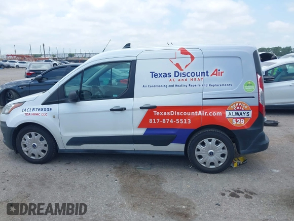 2019 Ford Transit Connect XL with VIN NM0LS6E25K1386266, listed as a IAAI auction lot 42379619 with 100,399 mi miles and . Bid and sale history available at DreamBid. Image 15.