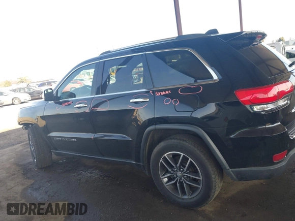 2017 Jeep Grand Cherokee Limited with VIN 1C4RJEBG0HC934116, listed as a IAAI auction lot 41633397 with 117,935 mi miles. Bid and sale history available at carsss.com. Image 15.