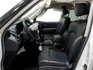 2024 Infiniti QX80 LUXE with VIN JN8AZ2AE3R9327778, listed as a Copart auction lot 81587594 with 27,602 mi miles and Non Repairable. Bid and sale history available at carsss.com. Image 7.