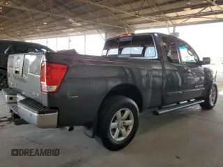 2008 Nissan Titan SE with VIN 1N6AA06A78N340033, listed as a Copart auction lot 52544495 with 134,254 mi miles and Salvage Title. Bid and sale history available at carsss.com. Image 3.