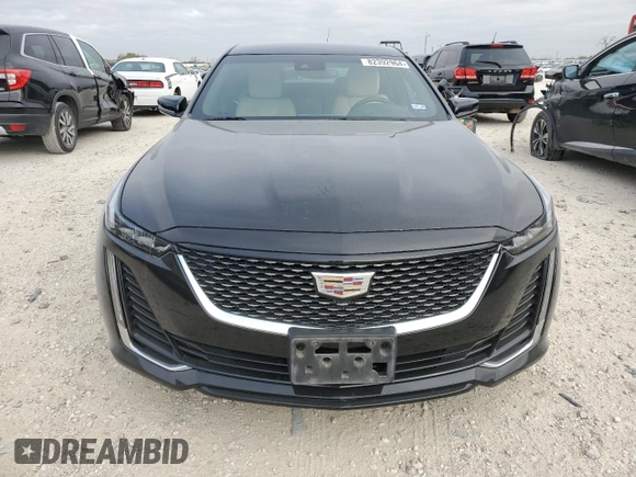 2021 Cadillac CT5 Luxury z VIN 1G6DM5RK9M0113722, wystawiony jako Copart lot #82392964 z przebiegiem 83 333 mil mil oraz Czysty tytuł • Clean title. Historia ofert i sprzedaży dostępna na DreamBid. Obrazek 5.