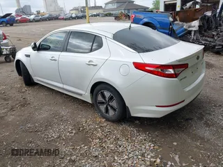 2012 Kia Optima Hybrid with VIN KNAGM4AD6C5014582, listed as a IAAI auction lot 42186511 with 172,517 mi miles. Bid and sale history available at carsss.com. Image 3.