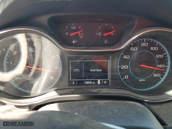 2018 Chevrolet Cruze LT with VIN 1G1BE5SM2J7244791, listed as a Copart auction lot 47471205 with 119,618 mi miles and Salvage Title. Bid and sale history available at carsss.com. Image 9.