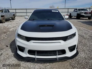 2020 Dodge Charger Scat Pack Widebody with VIN 2C3CDXGJ0LH240842, listed as a Copart auction lot 46793905 with 39,457 mi miles and Salvage Title. Bid and sale history available at carsss.com. Image 5.