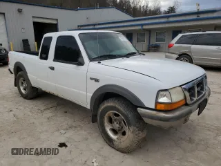 2000 Ford Ranger XLT with VIN 1FTZR15X0YTA48536, listed as a Copart auction lot 46986615 with 159,319 mi miles and Salvage Title. Bid and sale history available at carsss.com. Image 4.