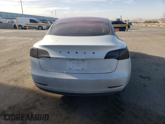 2018 Tesla Model 3 Long Range Battery with VIN 5YJ3E1EB2JF151326, listed as a Copart auction lot 47139055 with 106,271 mi miles and Salvage Title. Bid and sale history available at DreamBid. Image 6.