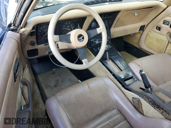 1981 Chevrolet Corvette with VIN 1G1AY8761BS423613, listed as a Copart auction lot 86851364 with 16,004 mi miles and Clean Title. Bid and sale history available at carsss.com. Image 8.