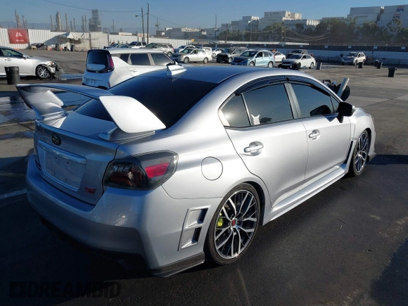 2021 Subaru WRX STI with VIN JF1VA2E66M9800482, listed as a IAAI auction lot 41331355 with 50,255 mi miles. Bid and sale history available at carsss.com. Image 4.