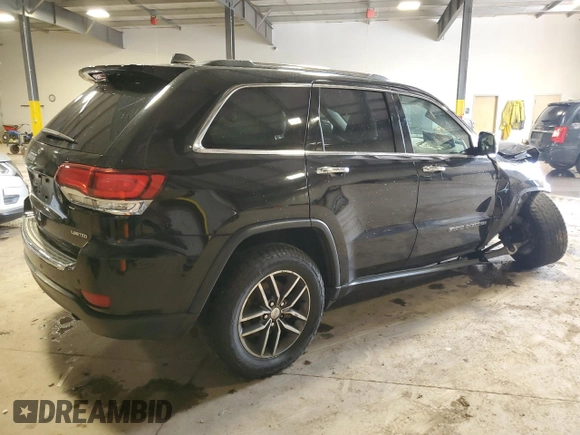 2021 Jeep Grand Cherokee Limited z VIN 1C4RJFBG4MC543292, wystawiony jako Copart lot #58719495 z przebiegiem Nie podano mil oraz Szkoda całkowita • Salvage title. Historia ofert i sprzedaży dostępna na DreamBid. Obrazek 3.