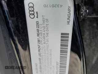 2018 Audi A3 Sedan Premium with VIN WAUB8GFF5J1031307, listed as a Copart auction lot 56465963 with 60,590 mi miles. Bid and sale history available at carsss.com. Image 12.