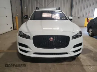 2018 Jaguar F-Pace 30t Prestige with VIN SADCK2GX4JA290720, listed as a Copart auction lot 61926075 with 44,008 mi miles and Salvage title. Bid and sale history available at DreamBid. Image 5.