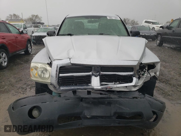 2005 Dodge Dakota SLT with VIN 1D7HE48N05S250870, listed as a Copart auction lot 48611265 with 73,177 mi miles and Salvage Title. Bid and sale history available at DreamBid. Image 5.