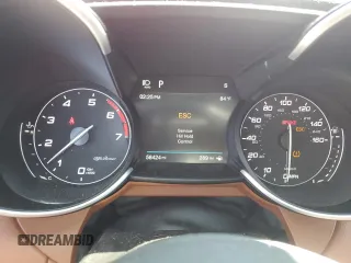 2019 Alfa Romeo Giulia Ti Sport with VIN ZARFAMBN2K7599264, listed as a Copart auction lot 60746415 with 58,424 mi miles and Salvage title. Bid and sale history available at DreamBid. Image 9.