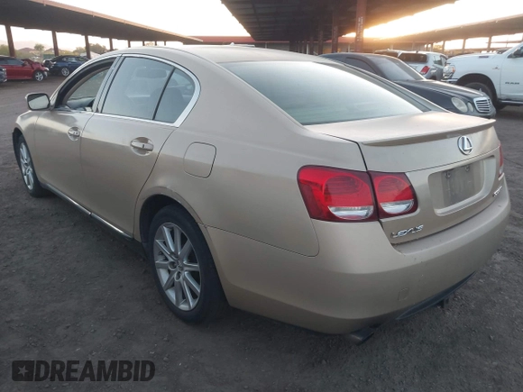 2006 Lexus GS 300 z VIN JTHBH96S865040187, wystawiony jako IAAI lot #42059603 z przebiegiem 256 346 mil mil oraz . Historia ofert i sprzedaży dostępna na DreamBid. Obrazek 3.