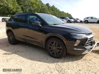 2023 Chevrolet Blazer LT with VIN 3GNKBCR47PS227237, listed as a Copart auction lot 71126214 with 22,978 mi miles and Salvage Title. Bid and sale history available at carsss.com. Image 4.