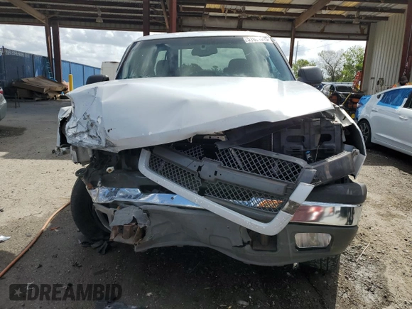 2005 Chevrolet Silverado 1500 LS with VIN 2GCEC13T351278752, listed as a Copart auction lot 51651615 with 0 mi miles and Salvage Title. Bid and sale history available at carsss.com. Image 5.