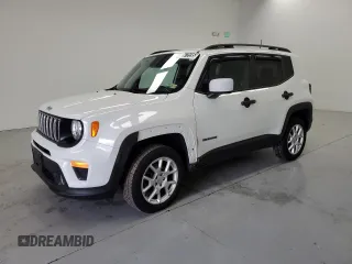 2020 Jeep Renegade Latitude z VIN ZACNJBBB5LPL92336, wystawiony jako Copart lot #53972595 z przebiegiem 105 354 mil mil oraz Czysty tytuł • Clean title. Historia ofert i sprzedaży dostępna na DreamBid. Obrazek 1.