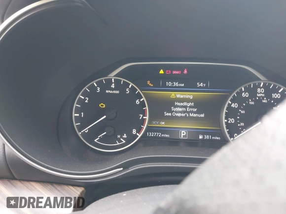 2016 Nissan Maxima Platinum with VIN 1N4AA6AP6GC430274, listed as a IAAI auction lot 41443184 with 132,772 mi miles and . Bid and sale history available at DreamBid. Image 15.