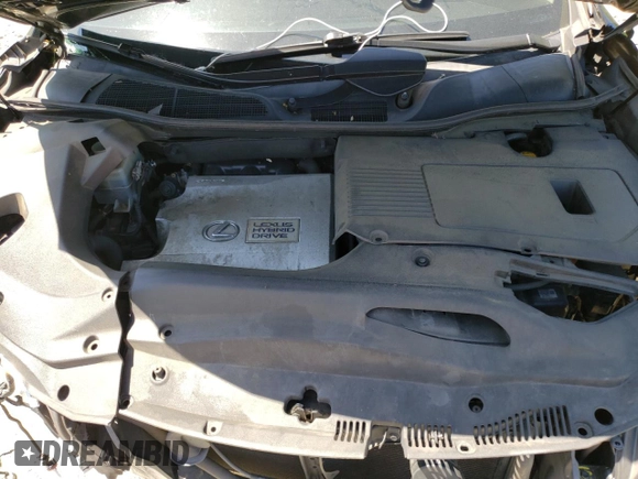2010 Lexus RX 450h with VIN JTJBC1BA8A2012105, listed as a Copart auction lot 54835615 with 193,740 mi miles and Salvage title. Bid and sale history available at DreamBid. Image 12.