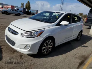 2015 Hyundai Accent Sport with VIN KMHCU5AE4FU205570, listed as a Copart auction lot 80708594 with 110,505 mi miles and Clean Title. Bid and sale history available at carsss.com. Image 1.
