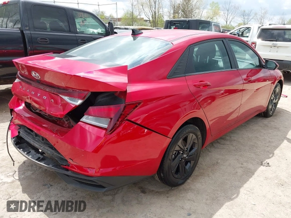2023 Hyundai Elantra SEL with VIN 5NPLM4AG1PH098568, listed as a IAAI auction lot 42092743 with 26,656 mi miles and . Bid and sale history available at DreamBid. Image 4.
